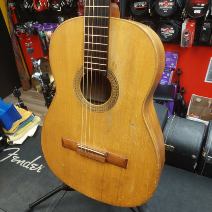 1960's-70's Vintage Unbranded Classical Guitar - Natural (USED)