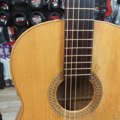 1960's-70's Vintage Unbranded Classical Guitar - Natural (USED)