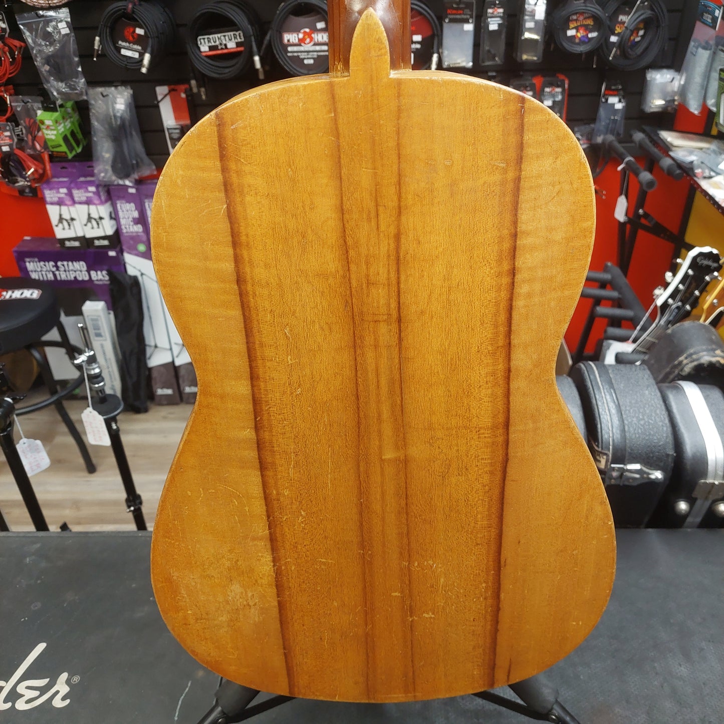 1960's-70's Vintage Unbranded Classical Guitar - Natural (USED)