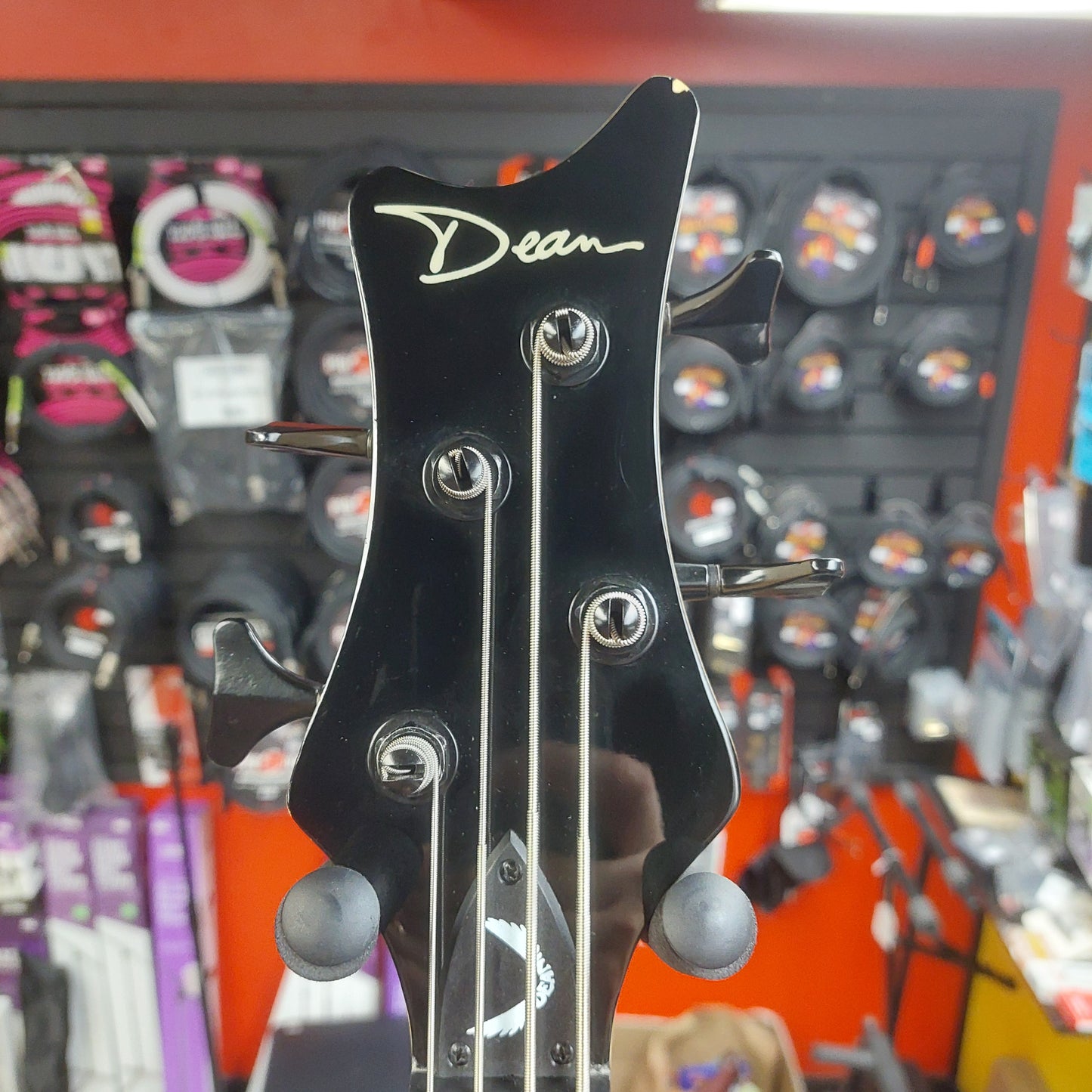 2021 Dean Edge 09 4-String Left Handed Electric Bass - Black Gloss SN# WSM2105A06.0355