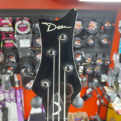 2021 Dean Edge 09 4-String Left Handed Electric Bass - Black Gloss SN# WSM2105A06.0355