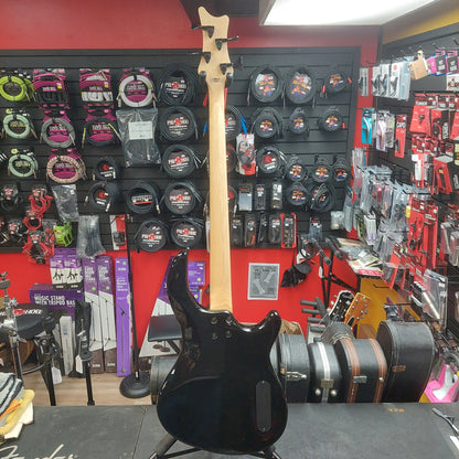 2021 Dean Edge 09 4-String Left Handed Electric Bass - Black Gloss SN# WSM2105A06.0355