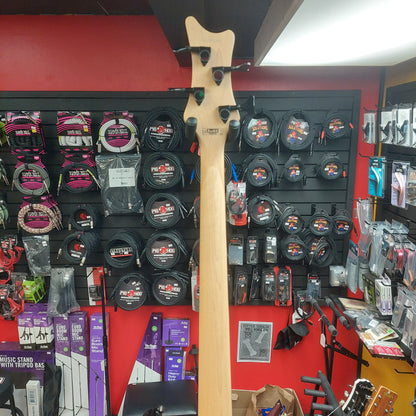 2021 Dean Edge 09 4-String Left Handed Electric Bass - Black Gloss SN# WSM2105A06.0355