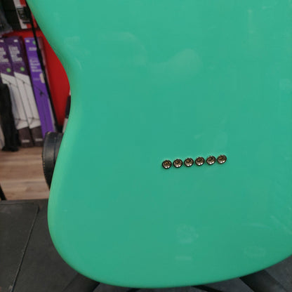 2021 Fender Player Duo Sonic, Pau Ferro Fingerboard, Sea Foam Green w/ Locking Tuners (USED) "Made In Mexico"