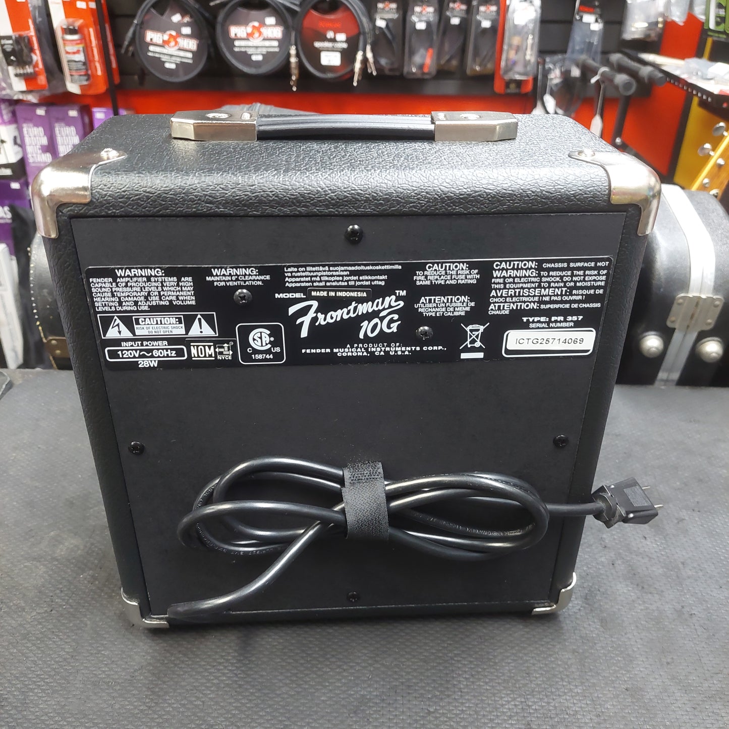 2025 Fender Frontman 10G Guitar Amplifier - Black SN# ICTG25714069