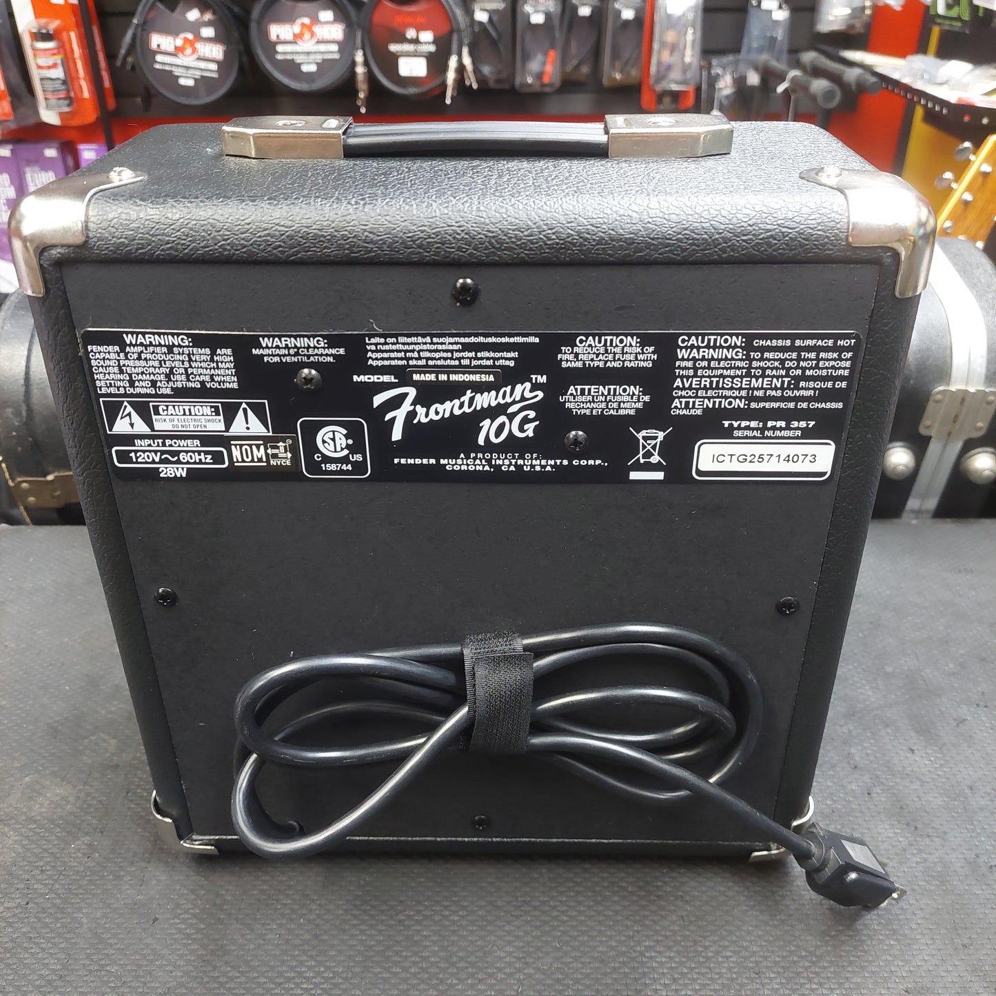 2025 Fender Frontman 10G Guitar Amplifier - Black SN# ICTG25714073