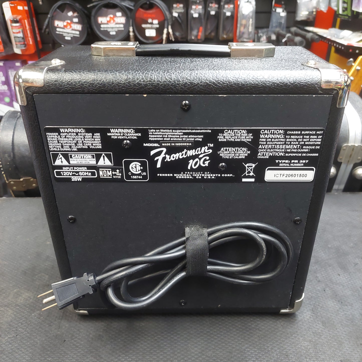 2020 Squire Frontman 10G Guitar Amplifier - Black (USED) SN# ICTF20601500
