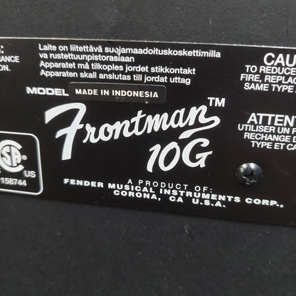 2020 Squire Frontman 10G Guitar Amplifier - Black (USED) SN# ICTF20601500