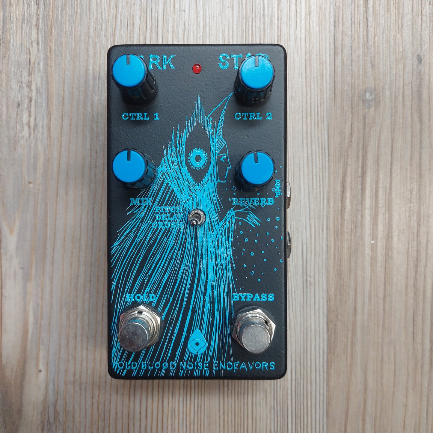 OLD BLOOD NOISE ENDEAVORS DARK STAR V2 EFFECTS PEDAL w/ ORIGINAL BOX (USED) SN# 8104 "Made In USA"