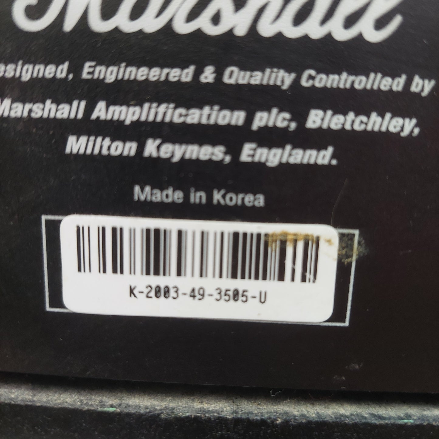 2004 MARSHALL MG15DFX ELECTRIC GUITAR AMPLIFIER, 8” Speaker, 15 Watt SN# KH493505U "Made In Korea"