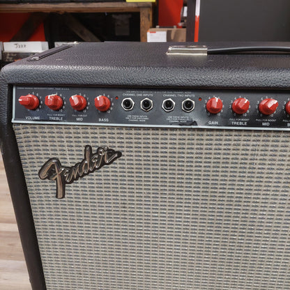 1990 Fender The Twin Red Knob LL66385 100-Watt, 2x12" Guitar Combo Amplifier SN# LO-289539 "Made In USA"