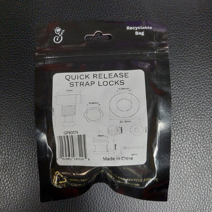 Grover GP800N Grover Quick Release Strap Locks - Nickel