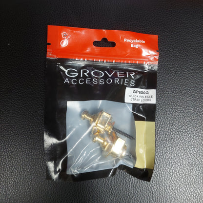 Grover GP800G Quick Release Strap Locks - Gold