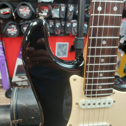 1997 Squire Affinity Stratocaster Electric Guitar - Black SN# NC754194