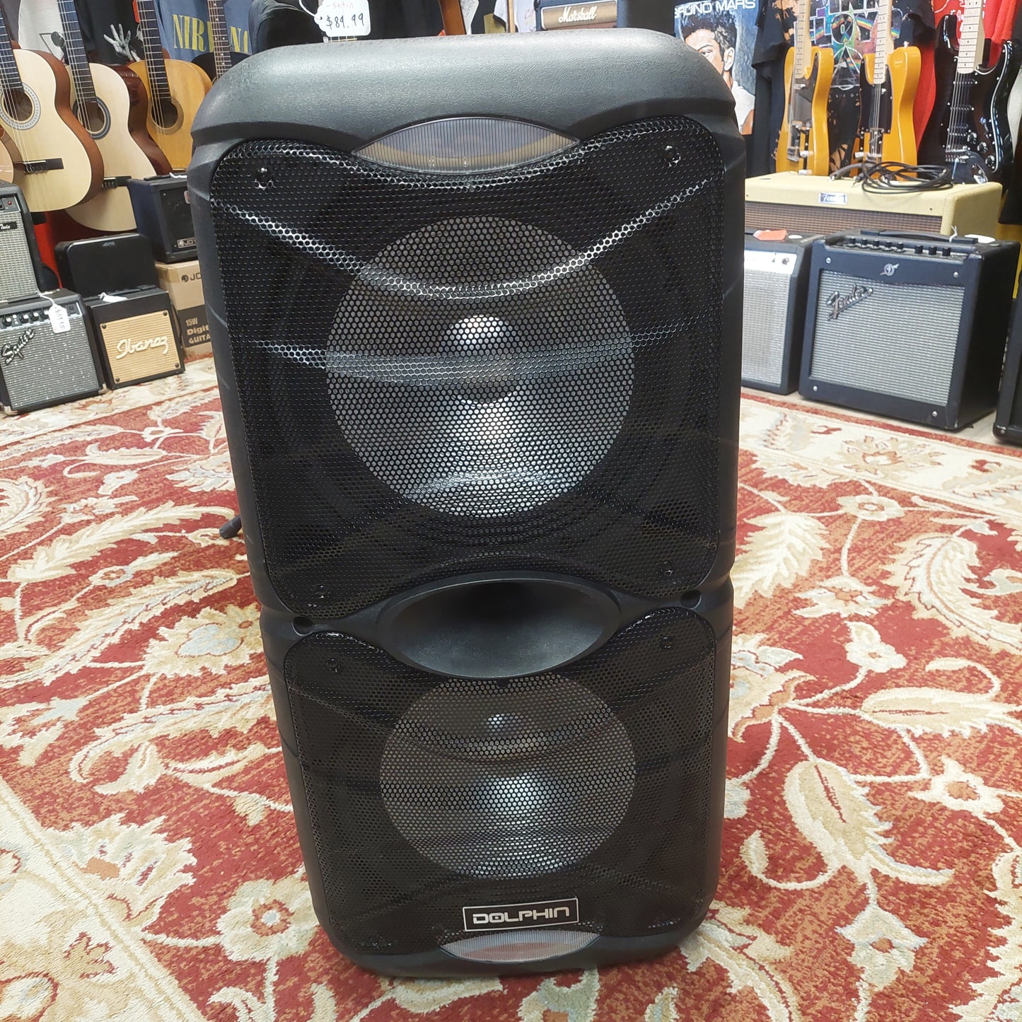 Dolphin SP-212RBT Bluetooth Karaoke Speaker - Black (USED)