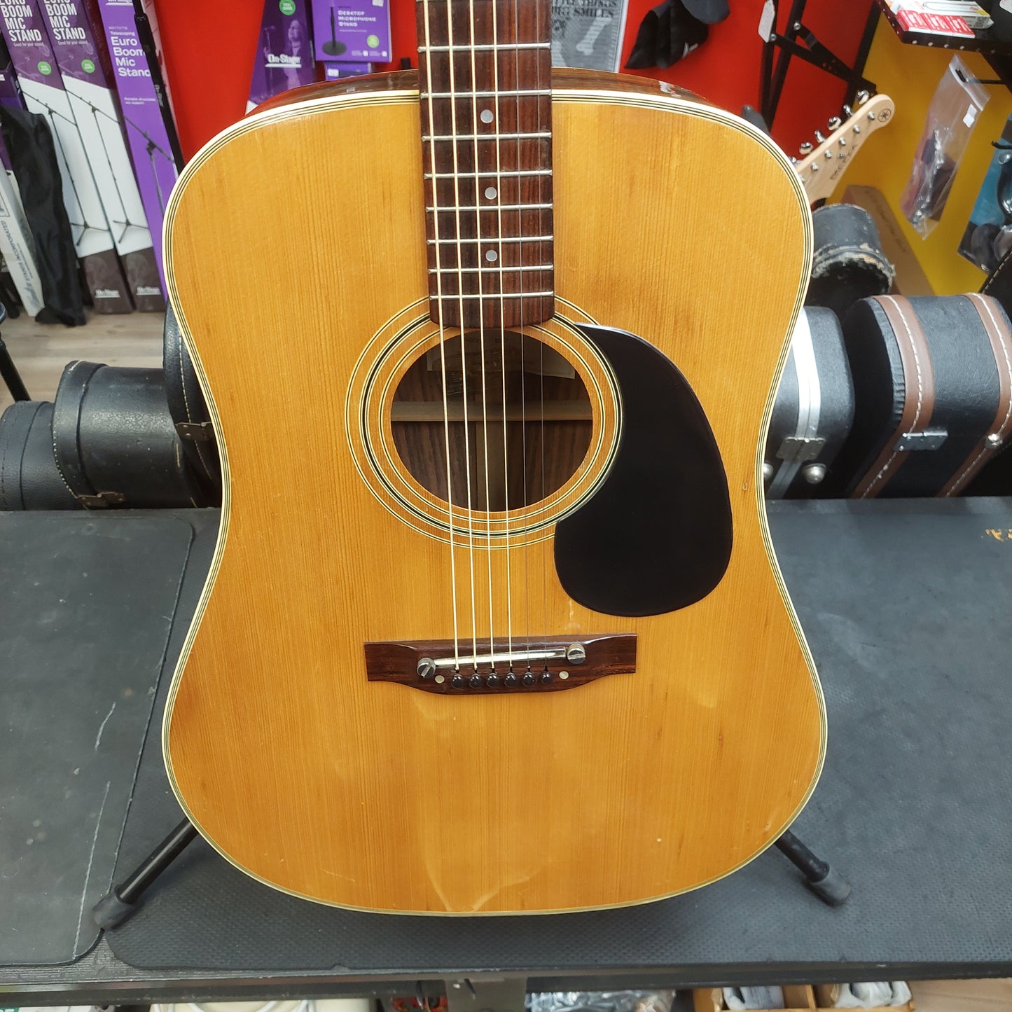 1970's Sigma DR-7 Acoustic Guitar - Natural "Made In Japan"  SN# 13068