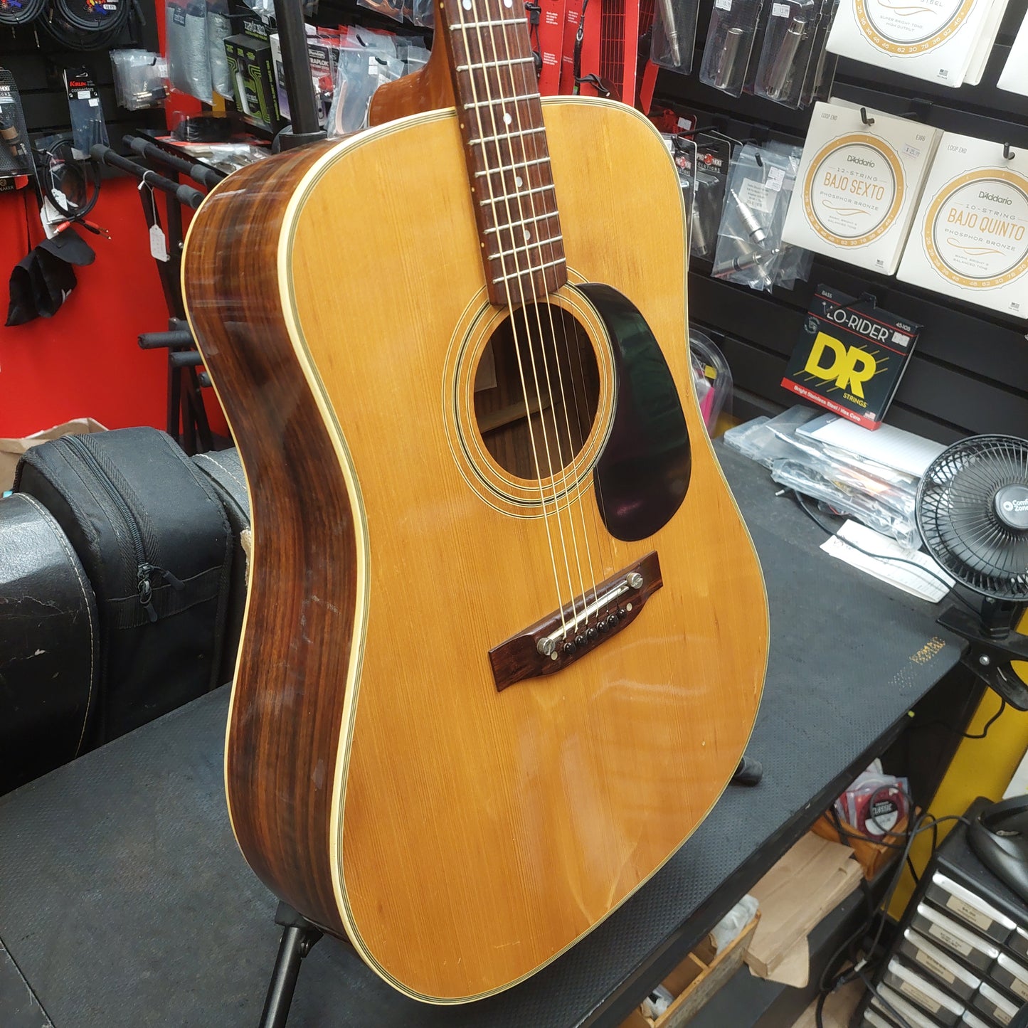 1970's Sigma DR-7 Acoustic Guitar - Natural "Made In Japan"  SN# 13068