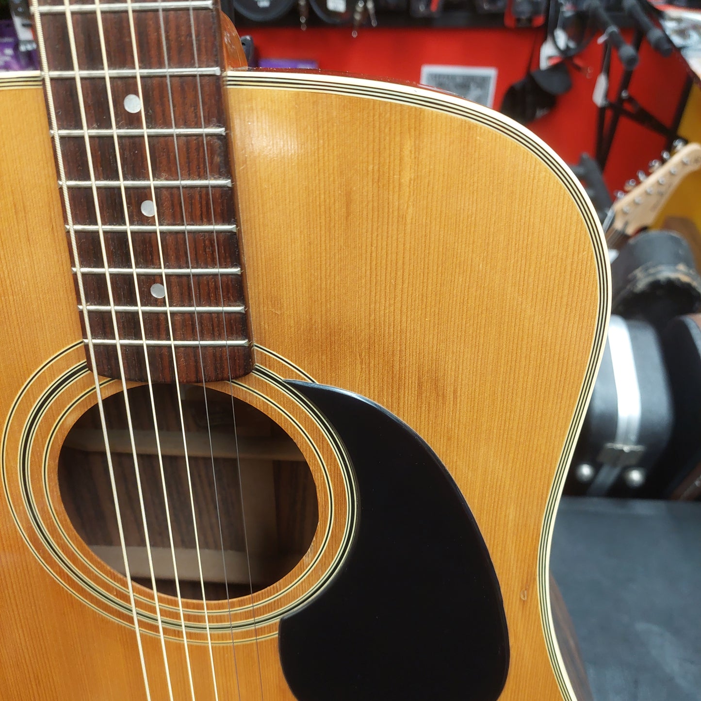 1970's Sigma DR-7 Acoustic Guitar - Natural "Made In Japan"  SN# 13068