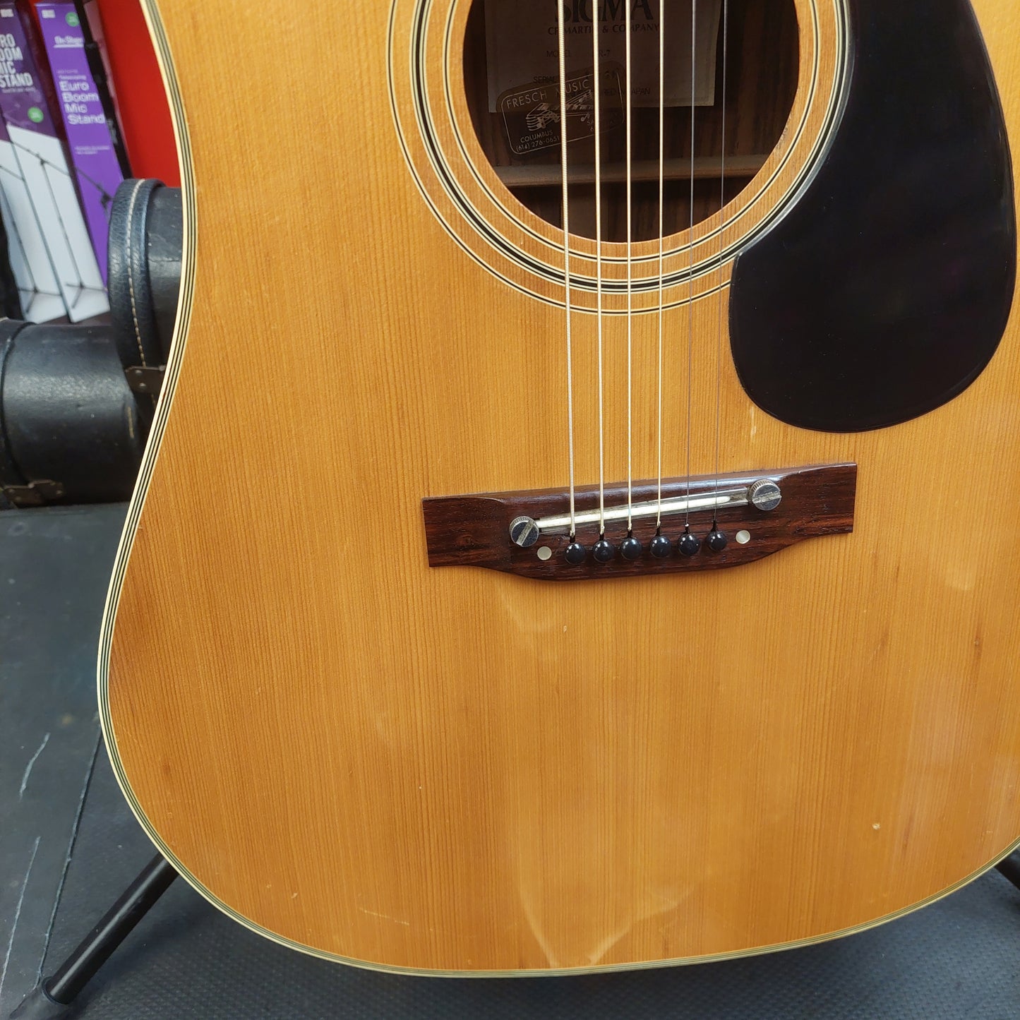 1970's Sigma DR-7 Acoustic Guitar - Natural "Made In Japan"  SN# 13068