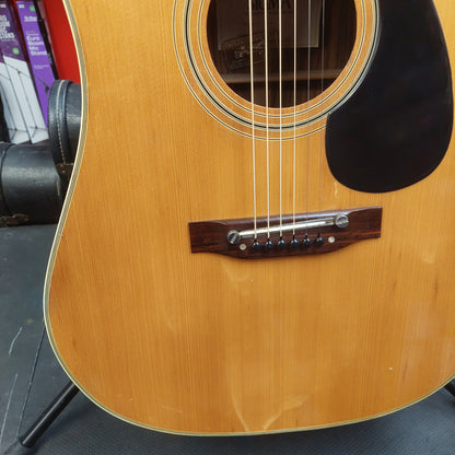 1970's Sigma DR-7 Acoustic Guitar - Natural "Made In Japan"  SN# 13068