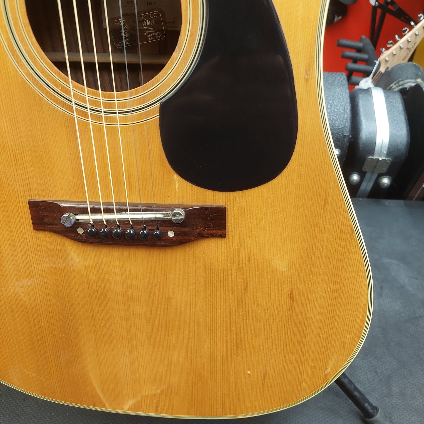 1970's Sigma DR-7 Acoustic Guitar - Natural "Made In Japan"  SN# 13068