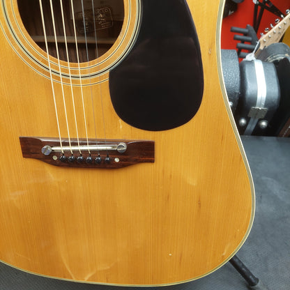 1970's Sigma DR-7 Acoustic Guitar - Natural "Made In Japan"  SN# 13068