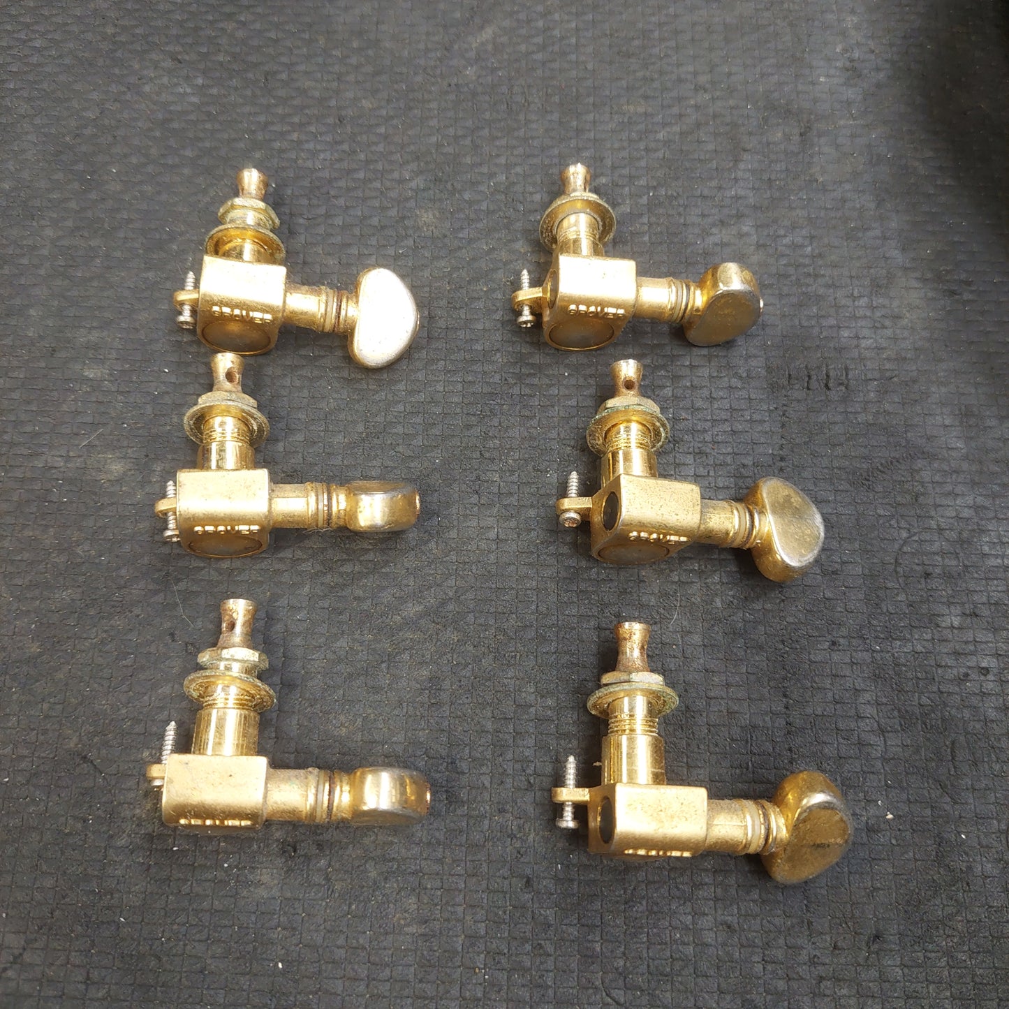 Grover Electric Guitar Tuners Full Set - Gold Plated