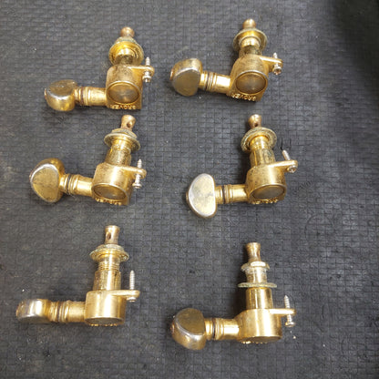 Grover Electric Guitar Tuners Full Set - Gold Plated