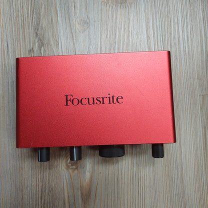 2023 Focusrite Scarlett Solo Audio Interface - Red "No USB Cable" (USED) SN# T1XHQ0P3580581