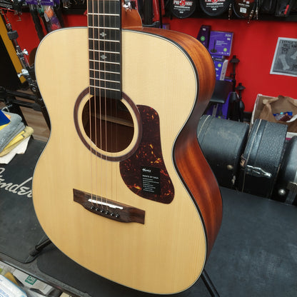 Mantic OM-1 Grand Auditorium Acoustic Guitar - Natural