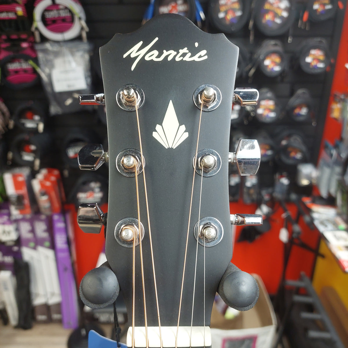 Mantic OM-1 Grand Auditorium Acoustic Guitar - Natural