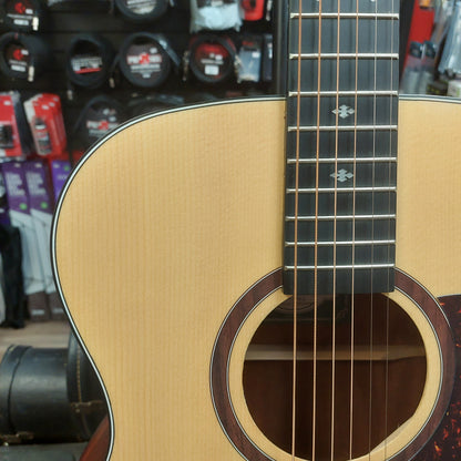 Mantic OM-1 Grand Auditorium Acoustic Guitar - Natural