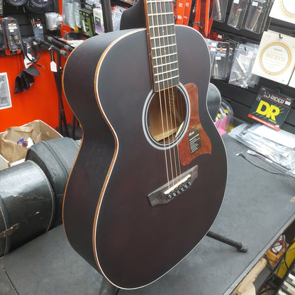 Mantic BG-1W 3/4 Sized Travel Acoustic Guitar - Satin Burgandy
