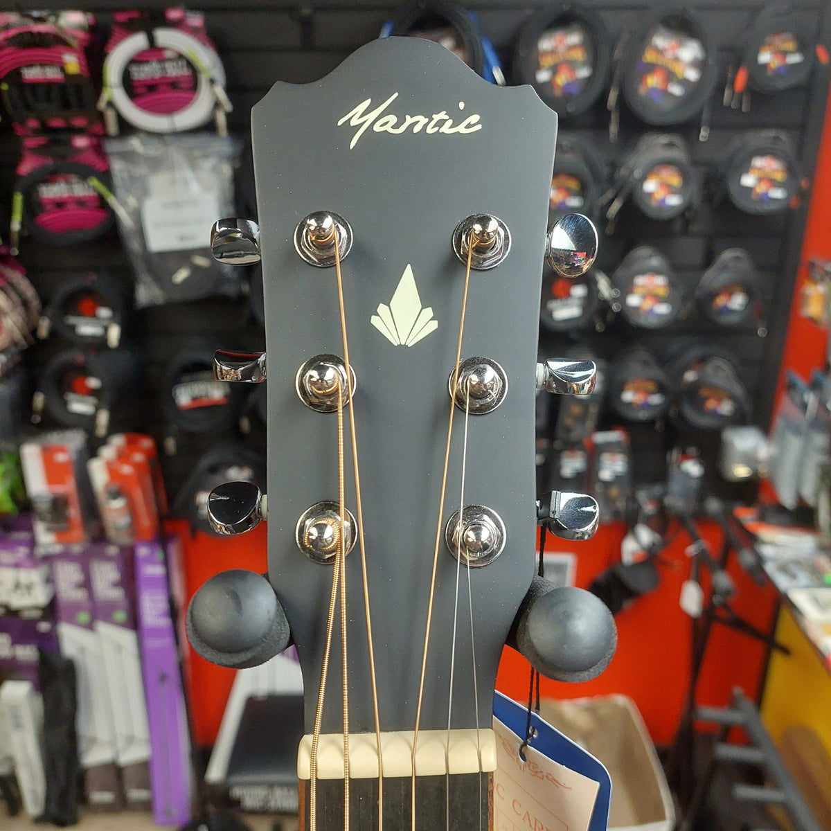 Mantic BG-1W 3/4 Sized Travel Acoustic Guitar - Satin Burgandy