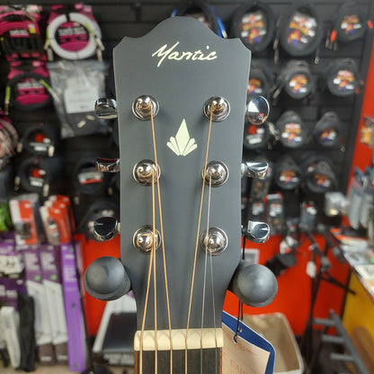 Mantic BG-1W 3/4 Sized Travel Acoustic Guitar - Satin Burgandy