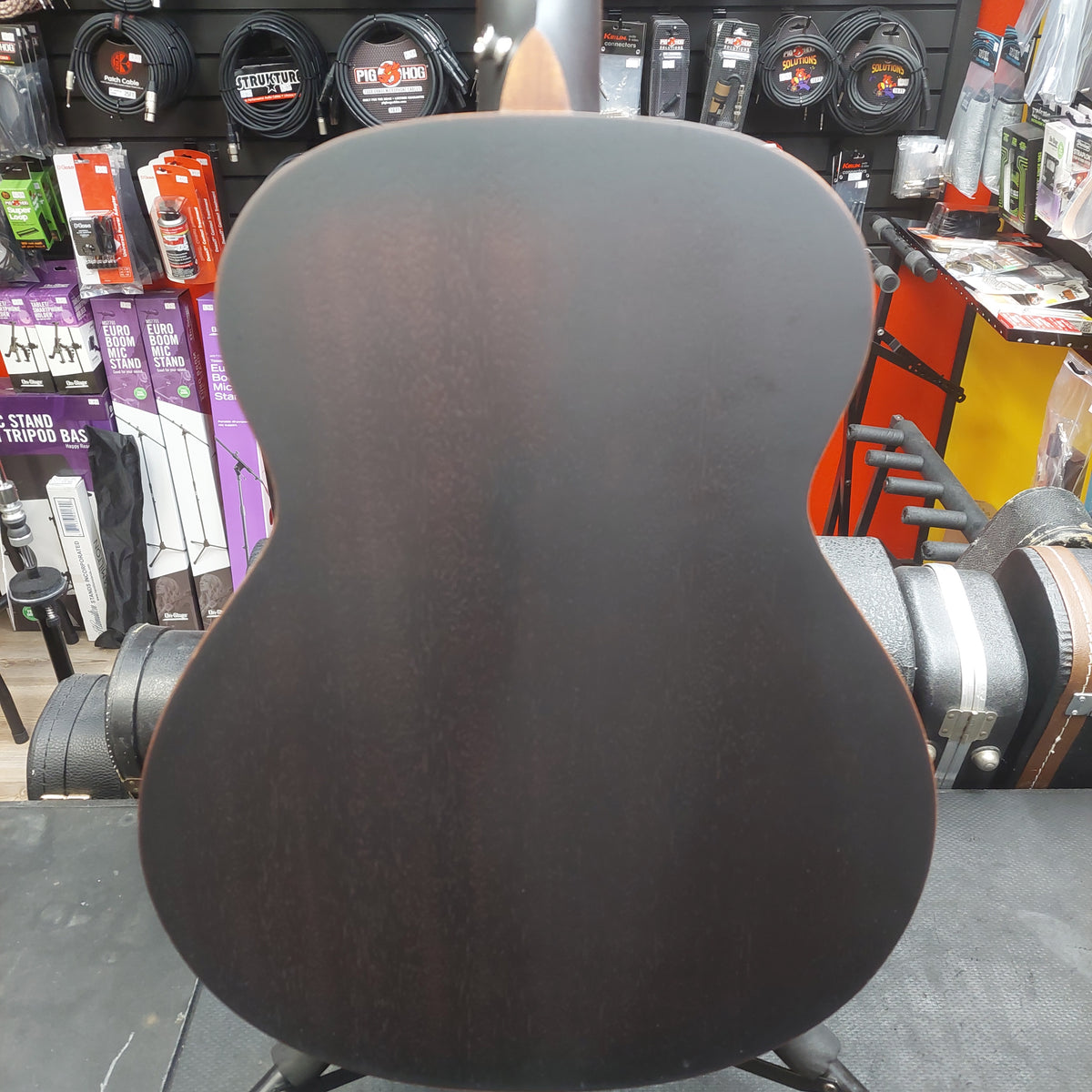 Mantic BG-1W 3/4 Sized Travel Acoustic Guitar - Satin Burgandy