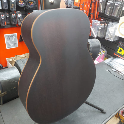 Mantic BG-1W 3/4 Sized Travel Acoustic Guitar - Satin Burgandy