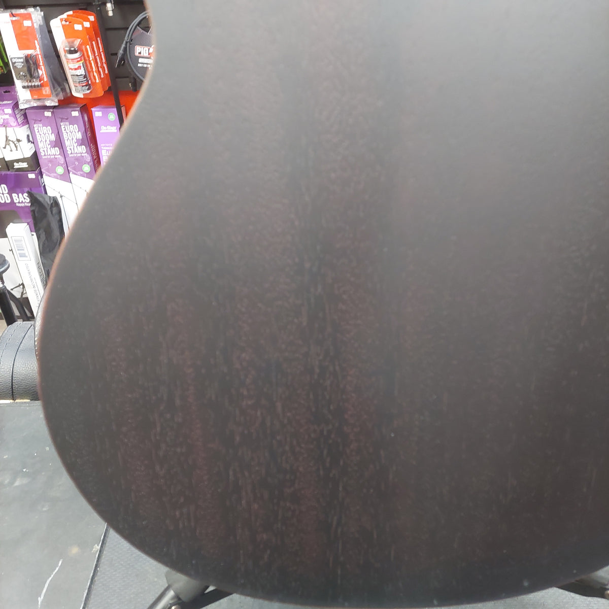 Mantic BG-1W 3/4 Sized Travel Acoustic Guitar - Satin Burgandy