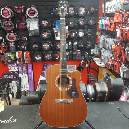 Mantic AG-380C Dreadnought Cutaway Acoustic Guitar - Satin Mahogany