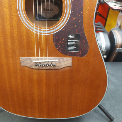 Mantic AG-380C Dreadnought Cutaway Acoustic Guitar - Satin Mahogany