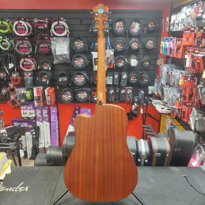 Mantic AG-380C Dreadnought Cutaway Acoustic Guitar - Satin Mahogany
