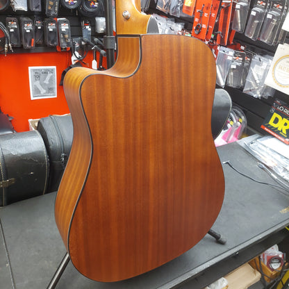 Mantic AG-380C Dreadnought Cutaway Acoustic Guitar - Satin Mahogany