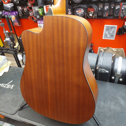 Mantic AG-380C Dreadnought Cutaway Acoustic Guitar - Satin Mahogany