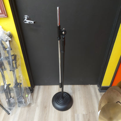 On-Stage Round Base Microphone Stand - Black (USED)