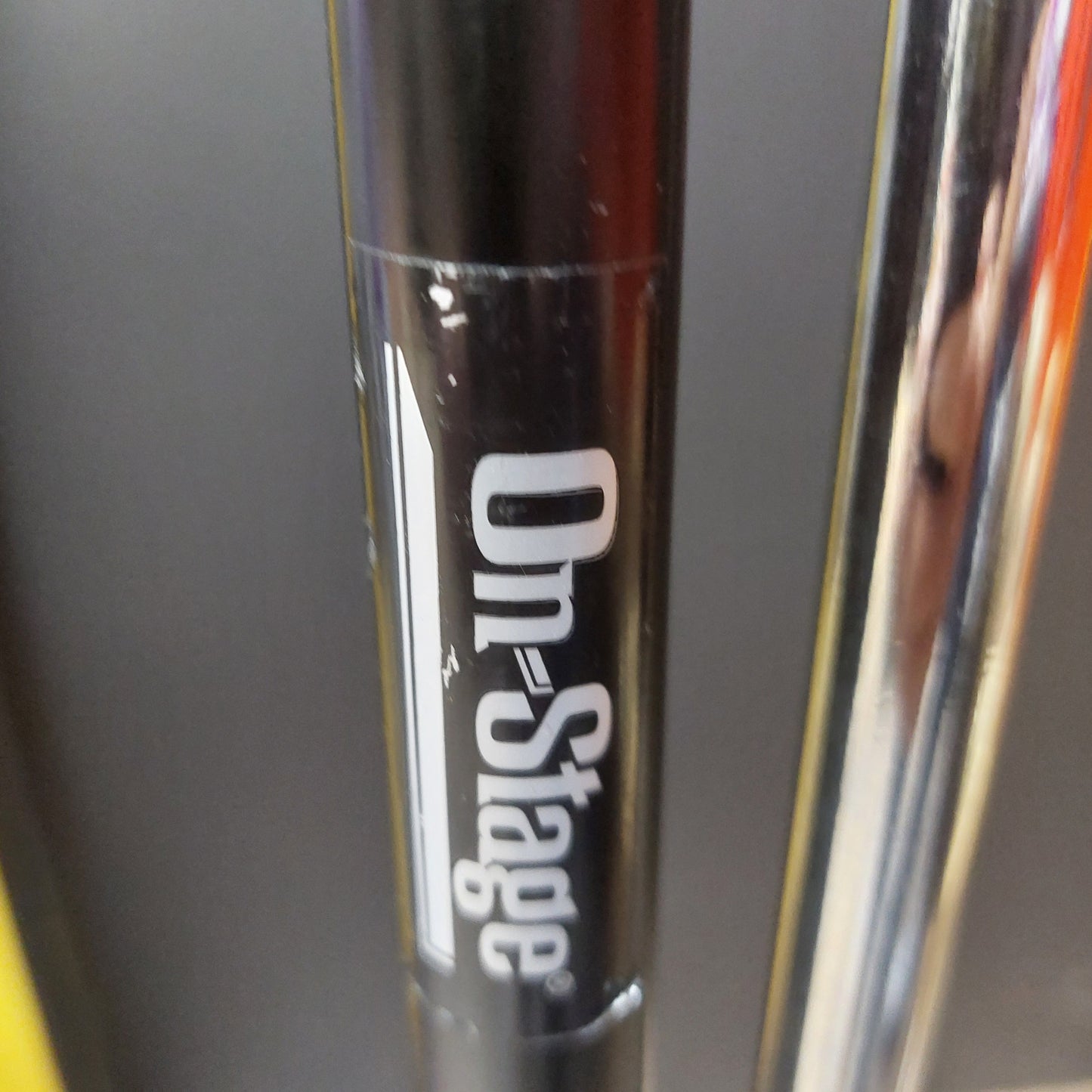 On-Stage Round Base Microphone Stand - Black (USED)