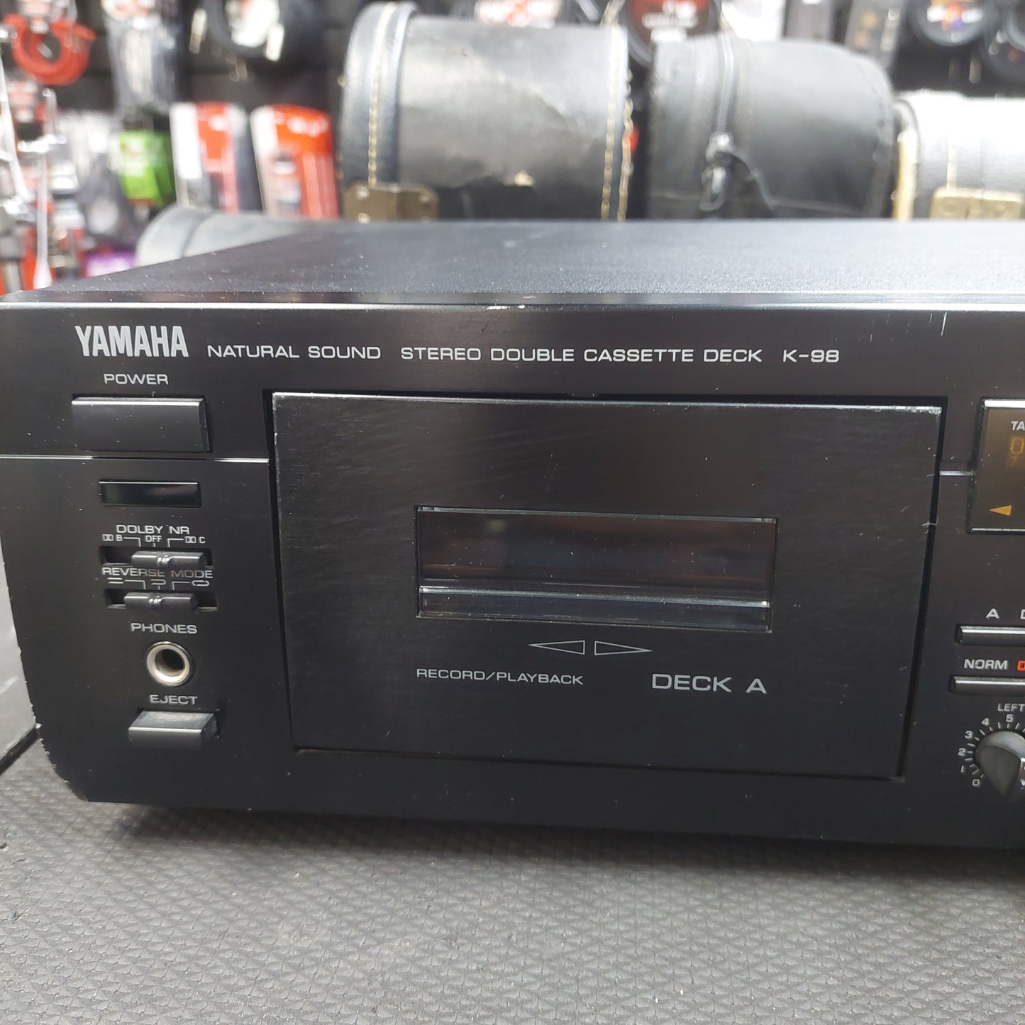 YAMAHA K-98 Natural Sound Stereo Double Cassette Deck Player (USED) SN# Y031244PR
