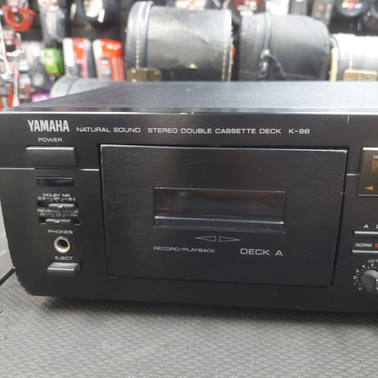YAMAHA K-98 Natural Sound Stereo Double Cassette Deck Player (USED) SN# Y031244PR