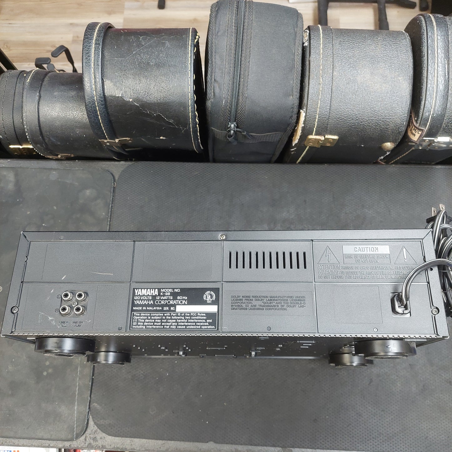 YAMAHA K-98 Natural Sound Stereo Double Cassette Deck Player (USED) SN# Y031244PR