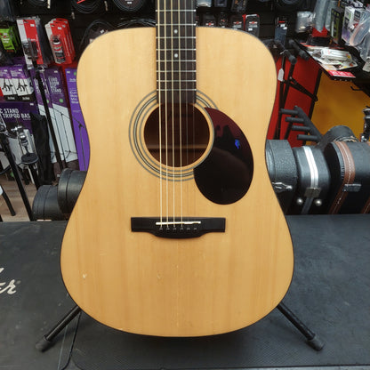 2019 Jasmine S35-U Acoustic Guitar - Natural SN# SI19050866 "Sold As Is" (Has Slightly Lifting Bridge No Warranty)