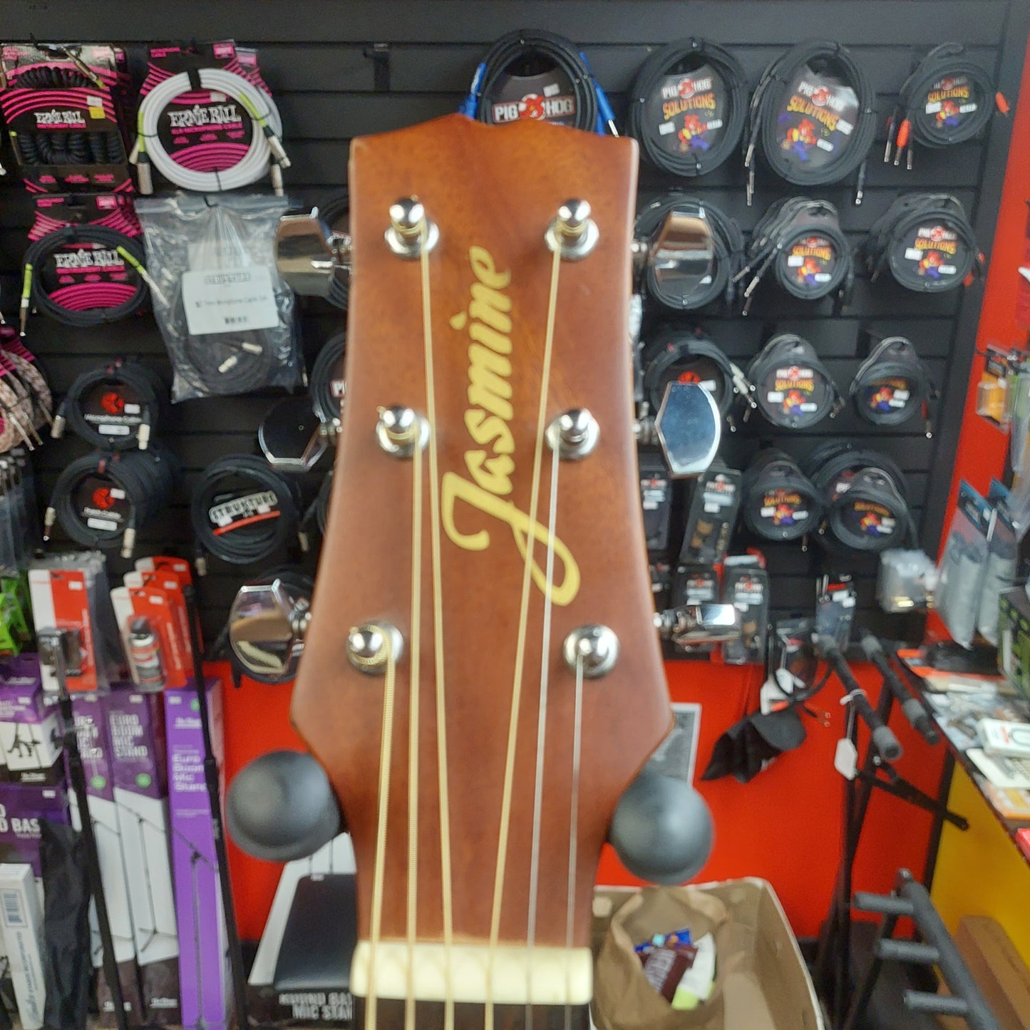 2019 Jasmine S35-U Acoustic Guitar - Natural SN# SI19050866 "Sold As Is" (Has Slightly Lifting Bridge No Warranty)